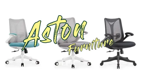 바퀴를 가진 현대 디자인 통기성 행정실 메쉬 의자